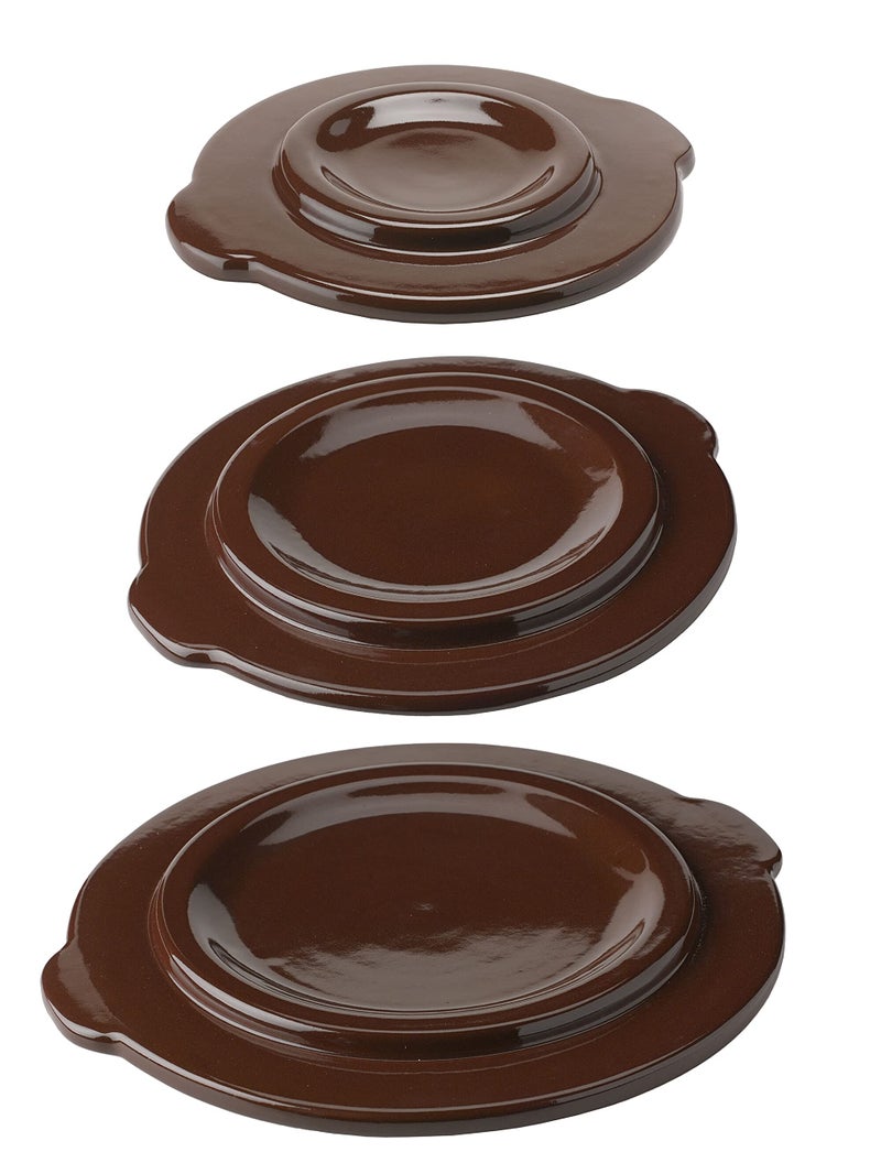 Gardener's Supply Company Ohio Stoneware 11600 1 Gallon Crock Cover - Image 5