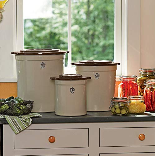 Gardener's Supply Company Ohio Stoneware 11600 1 Gallon Crock Cover - Image 2