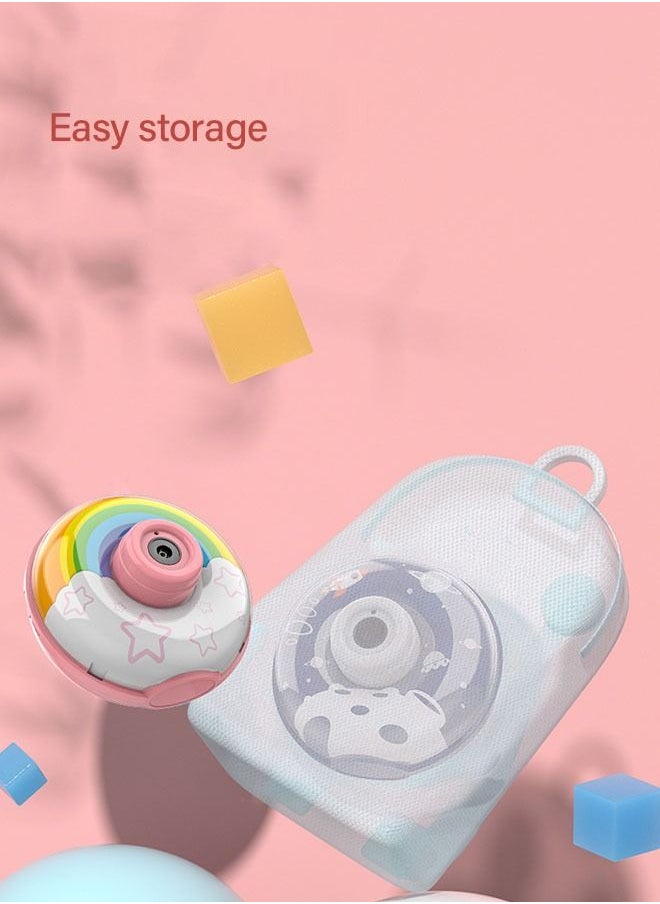 GROIC Bubble Machine for Kids,Portable Rainbow Bubble Camera Bubble Toy for Kids,Musical and Lighting Bubble Blower-Rainbow  - Image 4