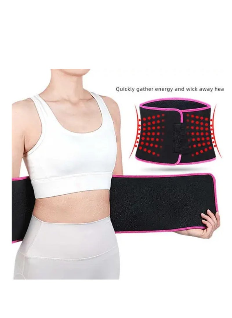 Generic Sweat Waist Trimmer For Women And Men - Sweat Band Waist Trainer For High-Intensity Training & Workouts  - Image 3