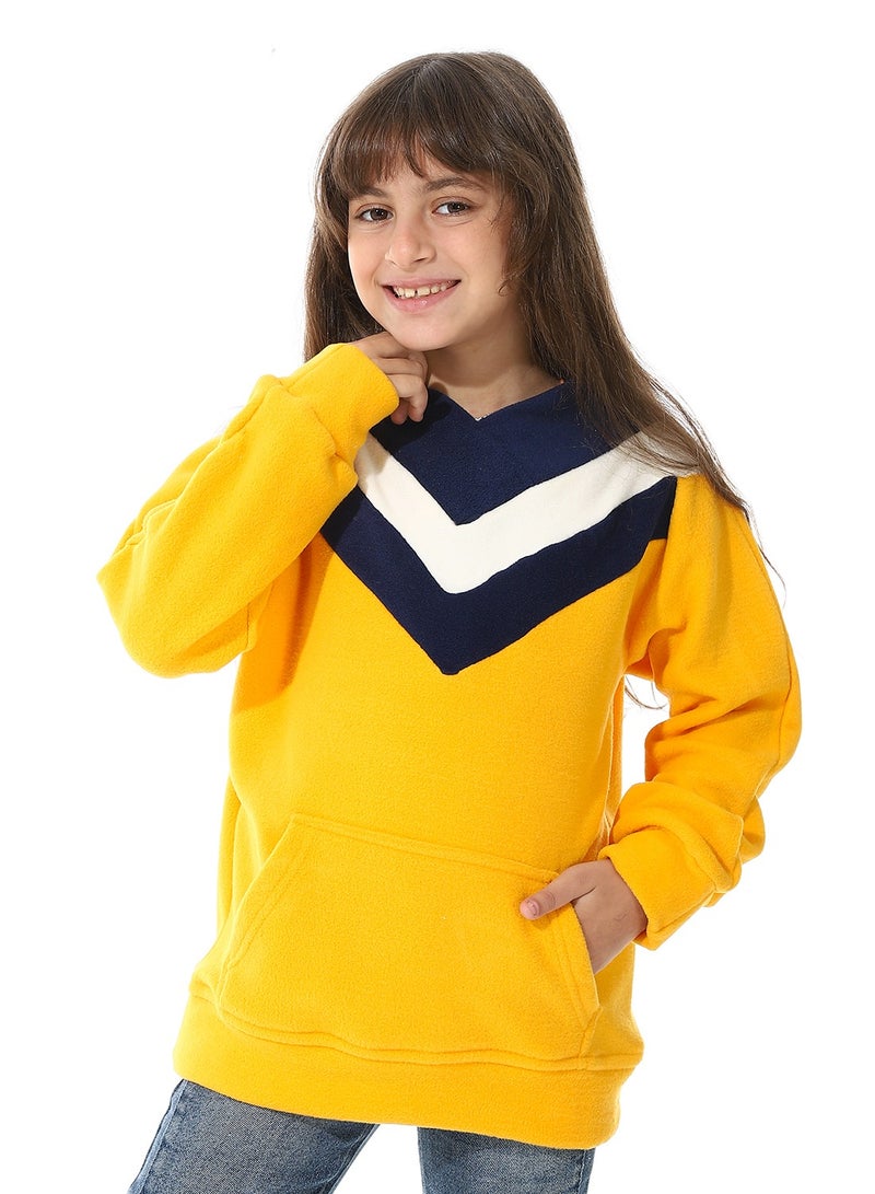 Caesar Velvet Cotton Girls Sweatshirt - Image 1