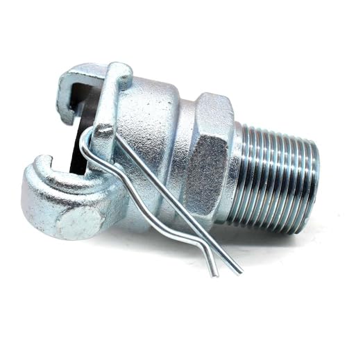 Interstate Pneumatics CU-851 3/4 Inch Male NPT Straight Through Jack Hammer Coupler - Image 1