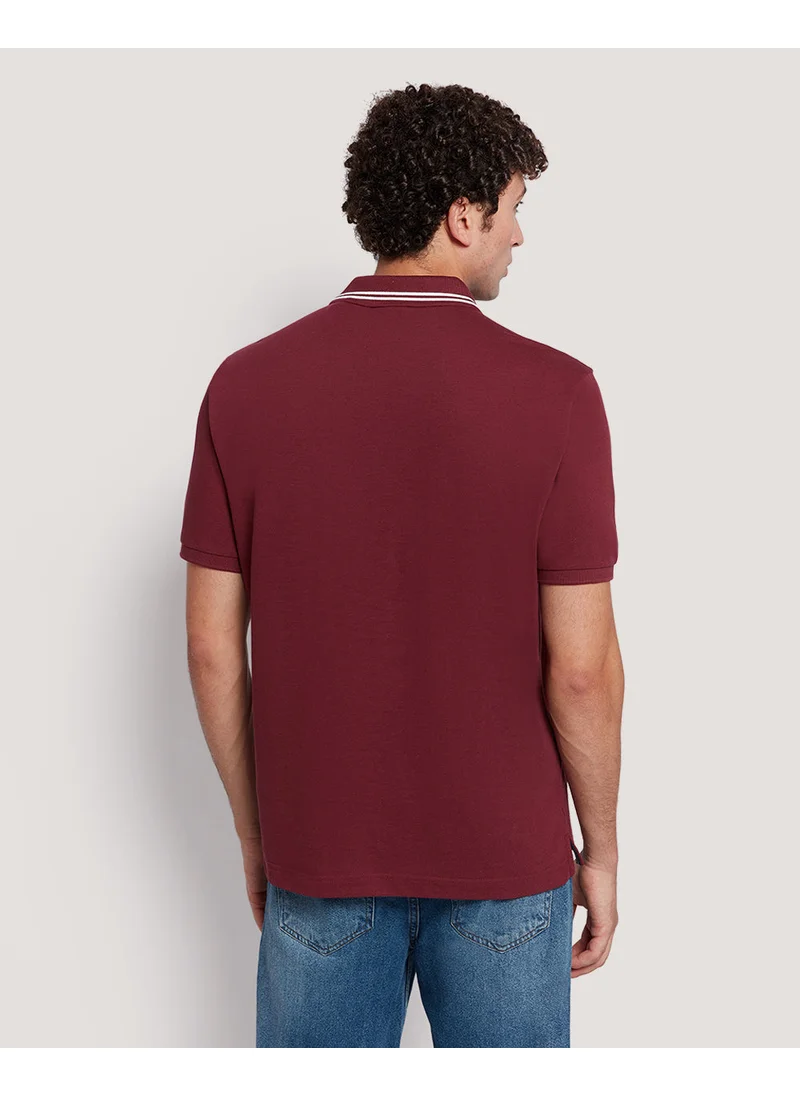 غانت Gant Men’S Short Sleeve Tipped Collar Piqué Polo Shirt