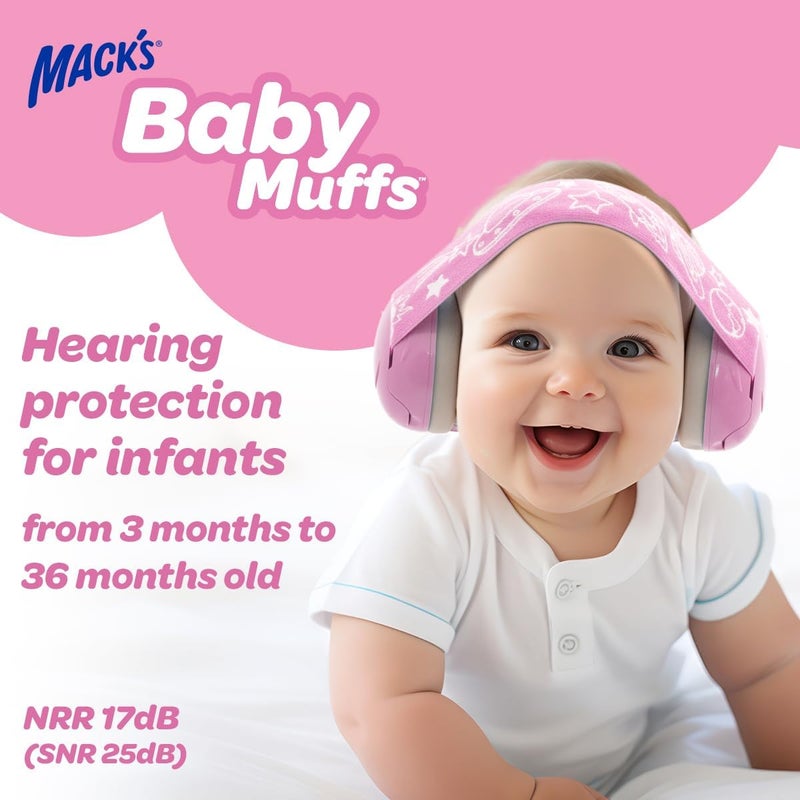 Macks Baby Muffs | Baby Ear Muffs Noise Protection | High NRR | Noise Cancelling Headphones for Babies & Toddlers - Image 2