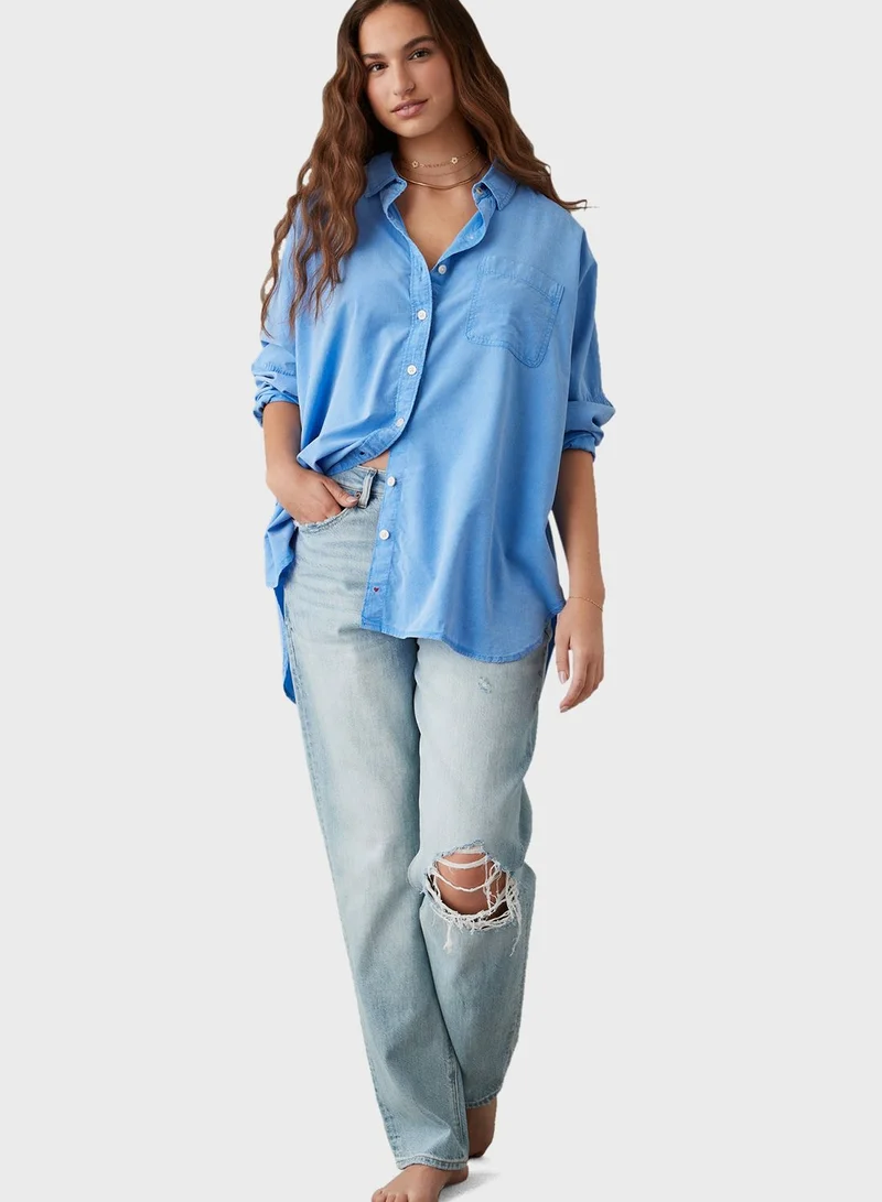 امريكان ايجل Pocket Detail Shirt