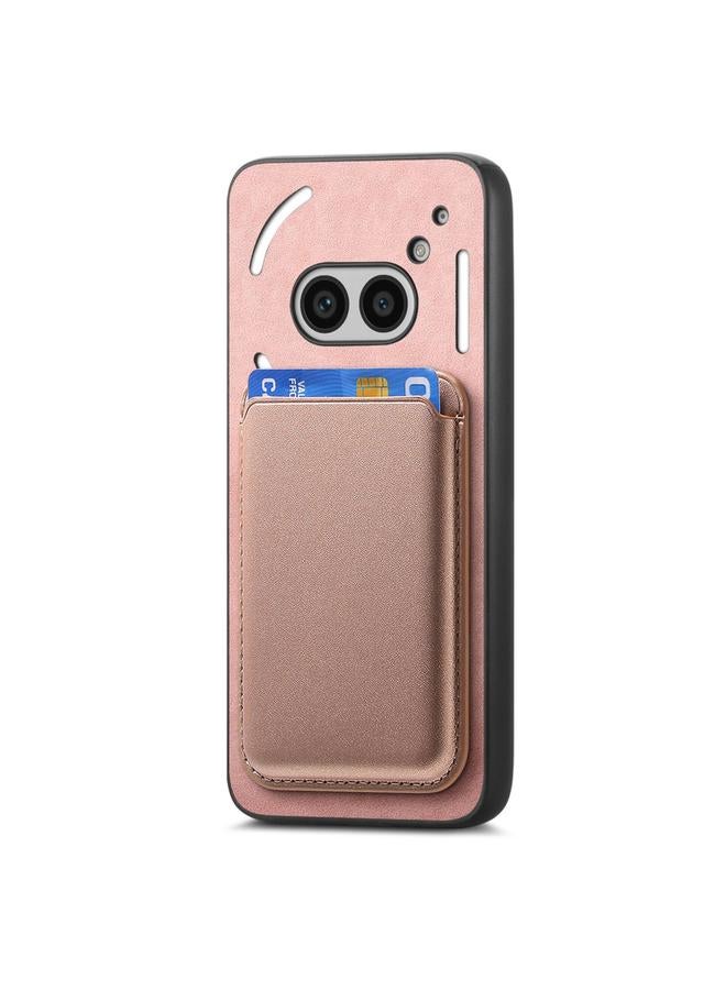 S-TOP Case For Nothing Phone 2a Retro Magsafe Card Bag PU Back Cover Phone Case - Image 2