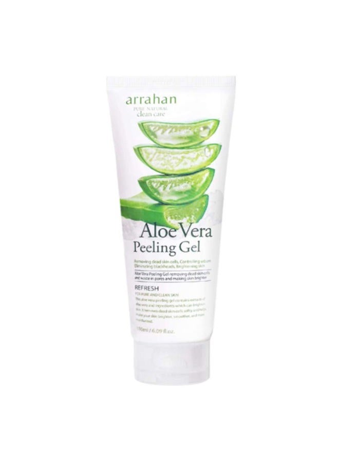 arrahan AloeVera Peeling Gel 180ml / 6.09 fl.oz Skin moisturizing, complexion clear. Skin soothing. Moisture replenishment, skin crystallization. - Image 1