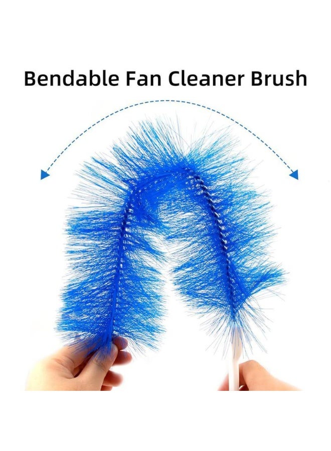 Bendable Microfiber Head,Reusable Dust Remover,Fan Cleaner Brush,Duster,Cleaner Brush,Washable,ldeal for Ceiling Fan Blades,Curtains,Air Vents,Cars  Et. - Image 3