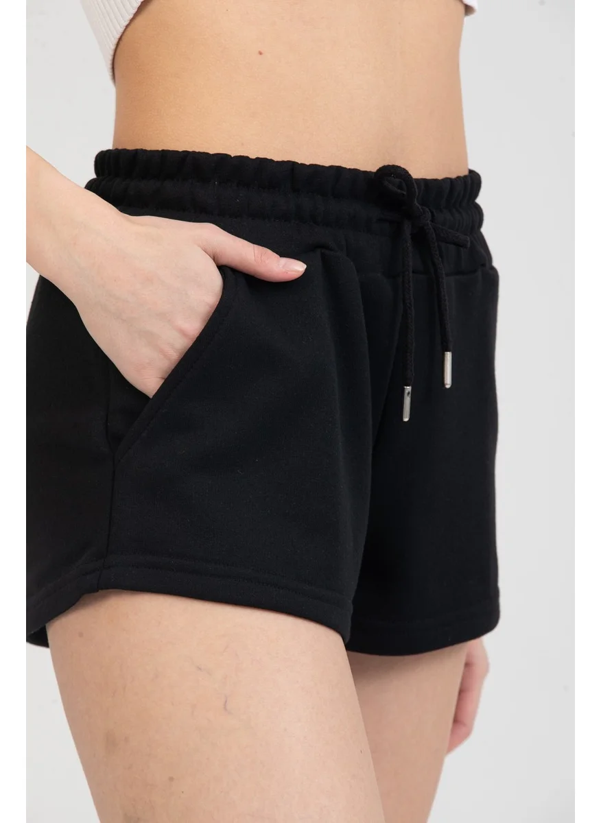 Twenty3 Women's Basic Short Pocket Shorts with Elastic Waist