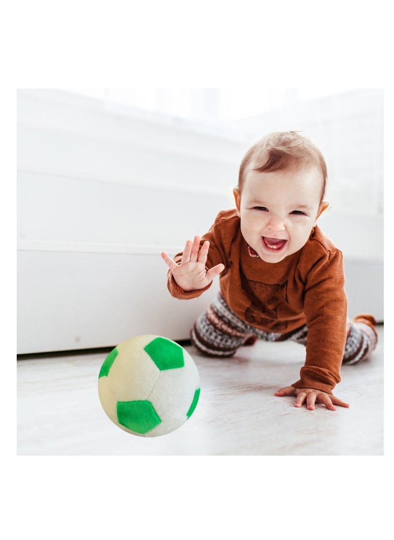 ALLKING Baby soft toys ball, Soft Soccer Ball, Durable Football Fluffy Toy, Soccer ball Gift for Kids Boy Bab (14cm)  - Image 2