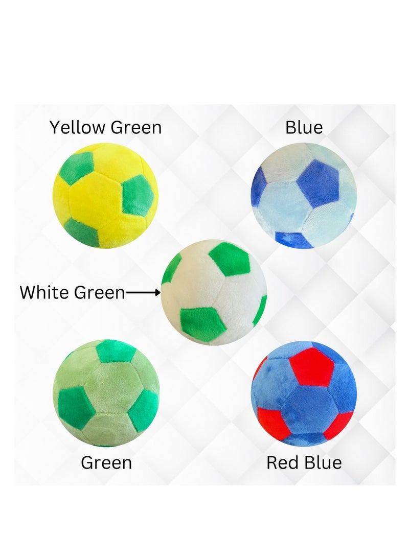 ALLKING Baby soft toys ball, Soft Soccer Ball, Durable Football Fluffy Toy, Soccer ball Gift for Kids Boy Bab (14cm)  - Image 3