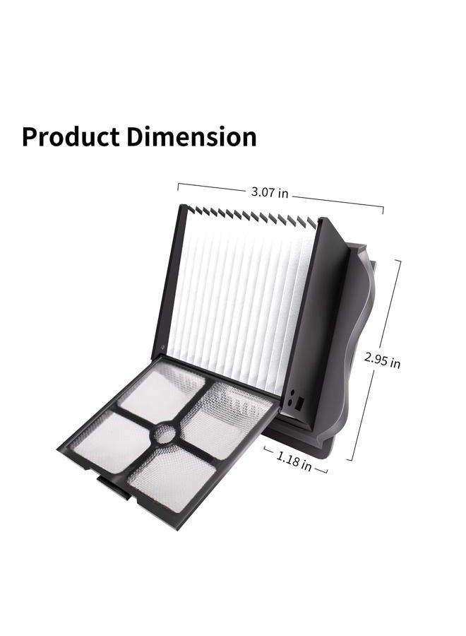 keluke 4 Pack Vacuum Filter Replacement Compatible with Tineco iFloor 3/ Floor One S3 Cordless Vacuum Cleaner,4 Replacement Filters - Image 5