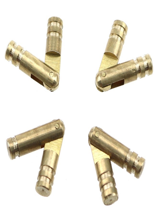 LUORNG Hidden Barrel Hinge LUORNG 8PCS 25x4mm Invisible Brass Concealed Cylinder Hinges for Jewelry Keepsake Box Cabinet Door Cylindrical Barrel Hinges - Image 3