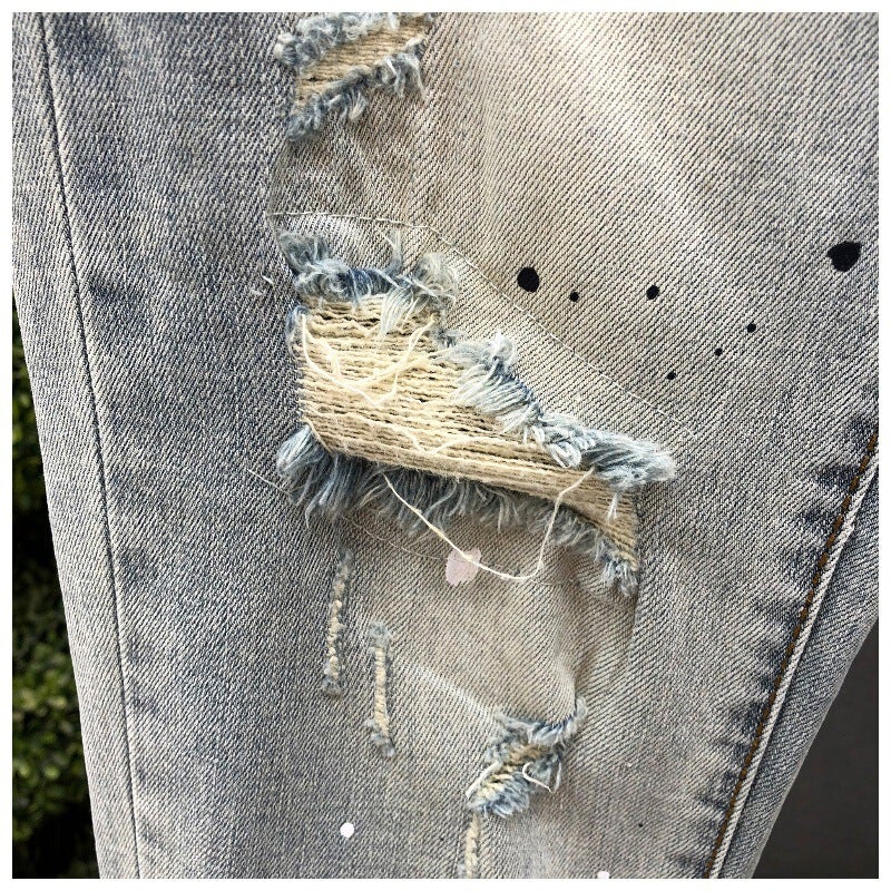 Unisex Classic Denim Jeans Loose Fit Daily Outdoor Wear - Image 2