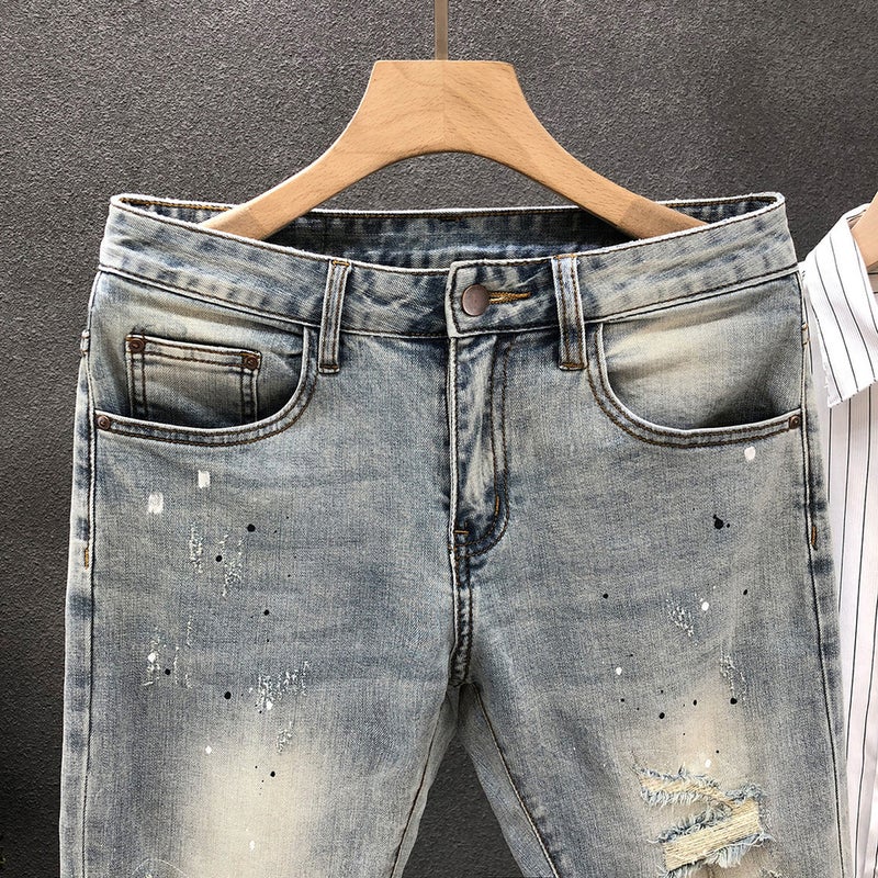 Unisex Classic Denim Jeans Loose Fit Daily Outdoor Wear - Image 4