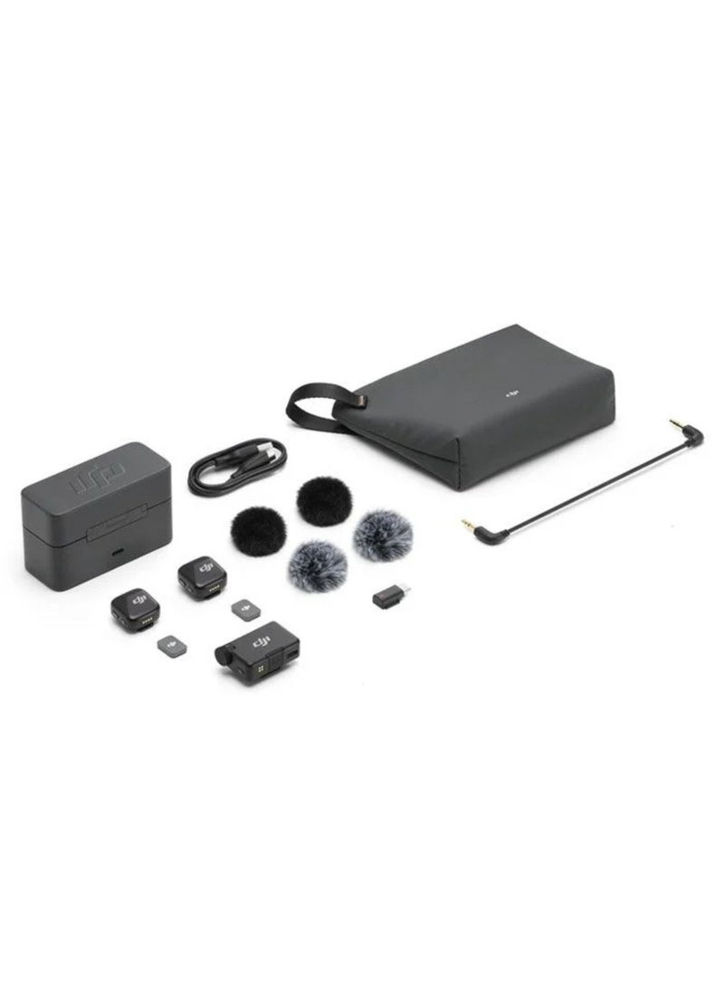 DJI Mic Mini (2 TX + 1 RX + Charging Case) Black - Image 2