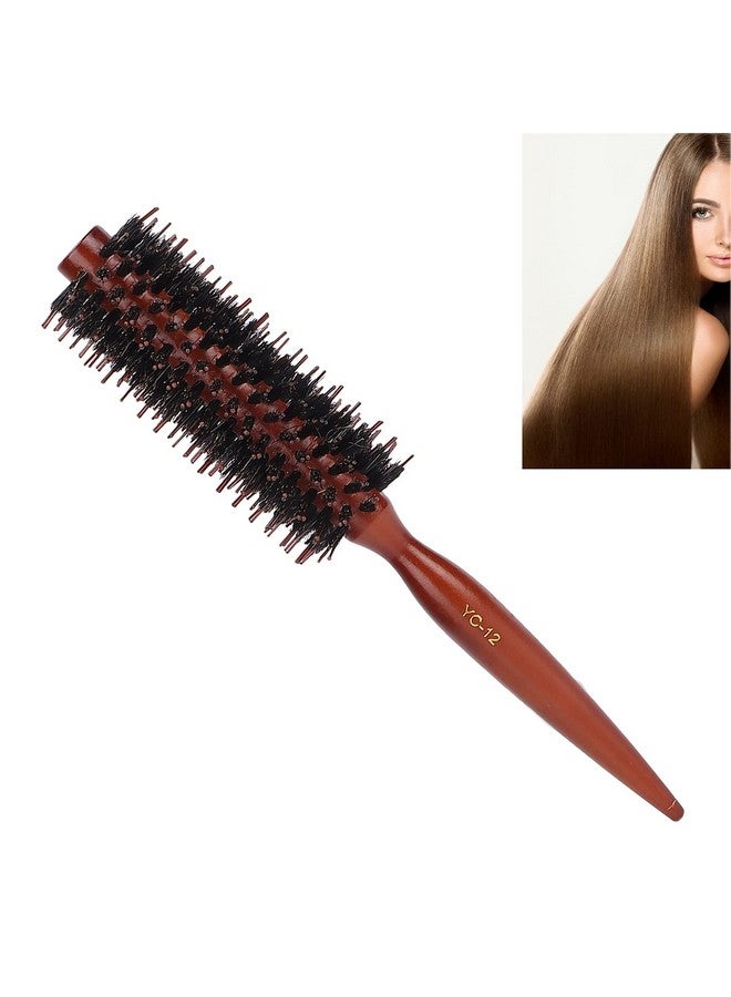 Yinhing Round Barrel Brush Round Brush Round Styling Hair Brush Salon Use Curling Roller Hairbrush With Pointed Tail Handle For Styling (01) - Image 1
