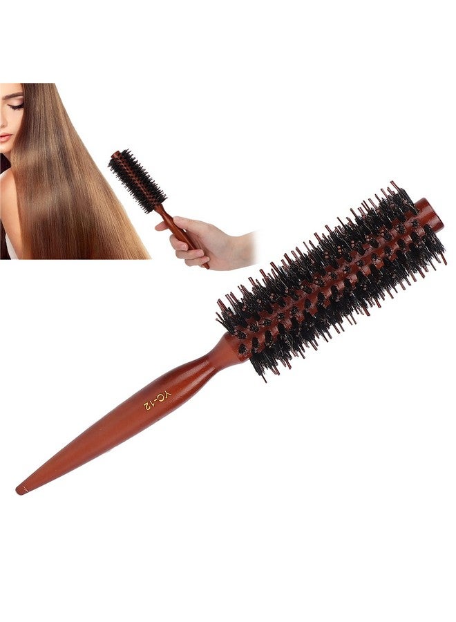 Yinhing Round Barrel Brush Round Brush Round Styling Hair Brush Salon Use Curling Roller Hairbrush With Pointed Tail Handle For Styling (01) - Image 2