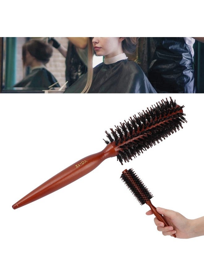 Yinhing Round Barrel Brush Round Brush Round Styling Hair Brush Salon Use Curling Roller Hairbrush With Pointed Tail Handle For Styling (01) - Image 3