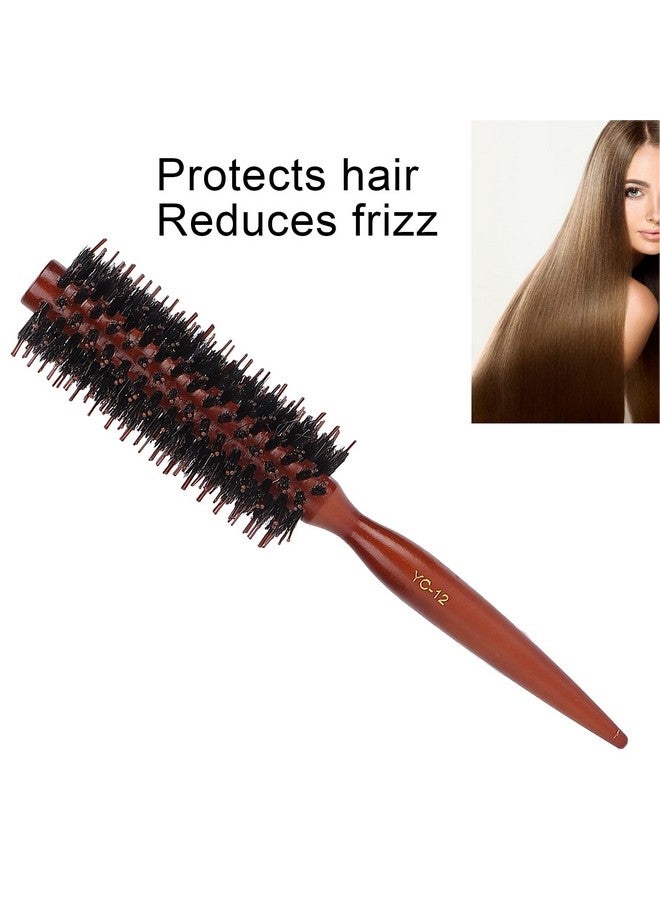 Yinhing Round Barrel Brush Round Brush Round Styling Hair Brush Salon Use Curling Roller Hairbrush With Pointed Tail Handle For Styling (01) - Image 5