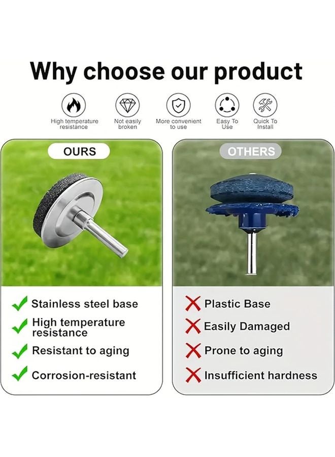 5 In 1 Heavy Duty Lawn Mower Blade Sharpener 30 Second Sharpening All Metal Construction 1pc - Image 4