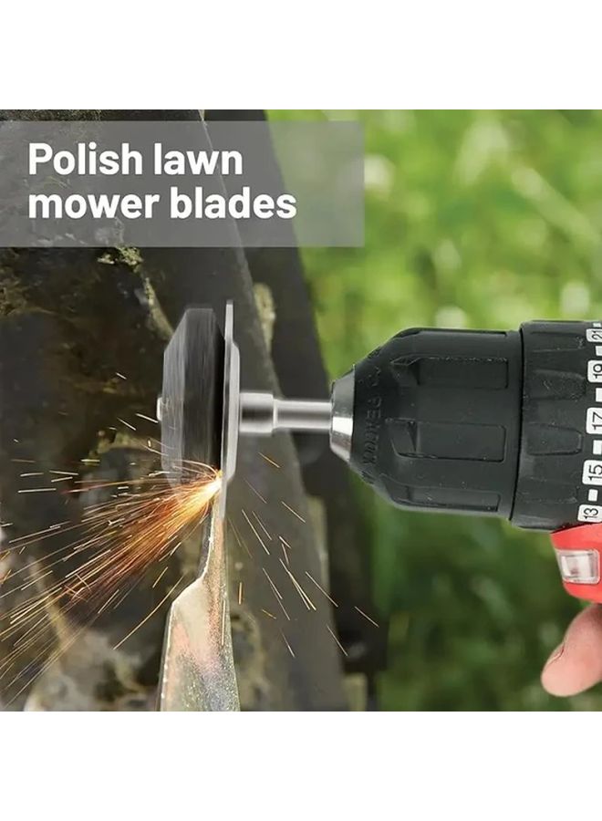 5 In 1 Heavy Duty Lawn Mower Blade Sharpener 30 Second Sharpening All Metal Construction 1pc - Image 5