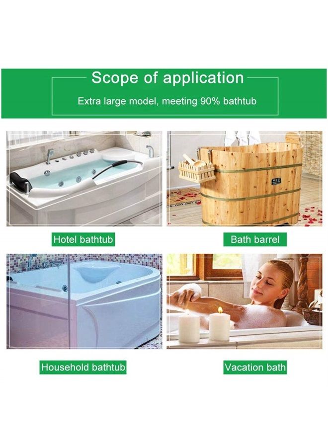 Odowalker 10 Pack Disposable Bathtub Cover Liner Film Large Thickened 102 × 47inch Large Bathtub Liner Plastic Bag for Salon, Household and Hotel Bath Tubs, Traveling Salon Household Holiday Inn - Image 4