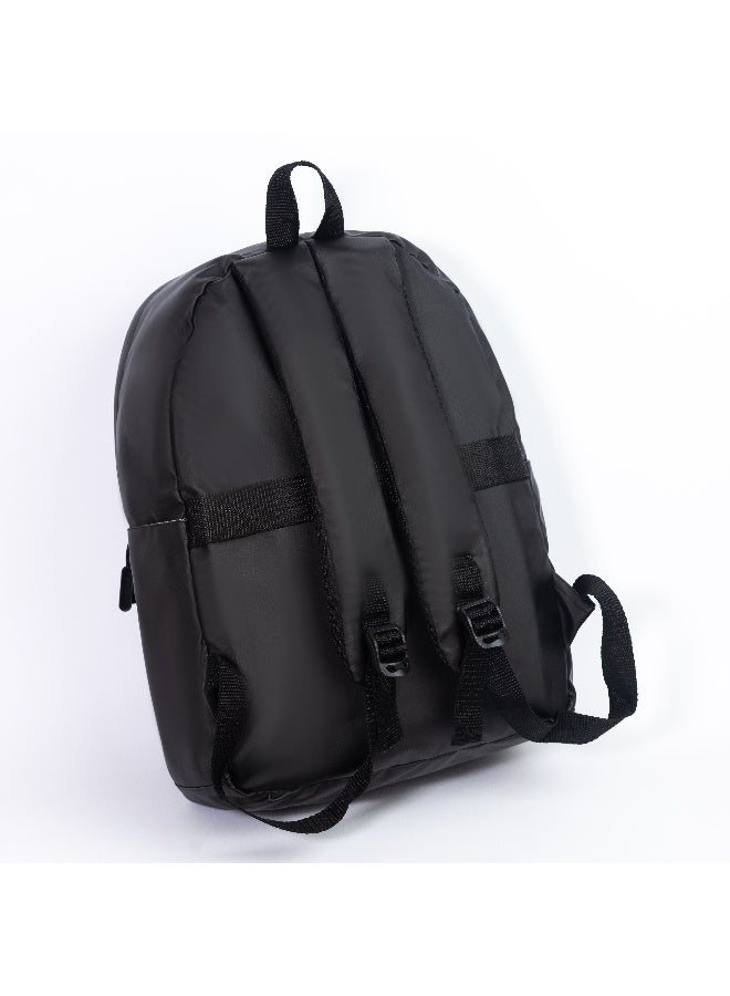 شنطة ظهر لاب توب , ضد المياه للسفر، لون أسود - Image 3