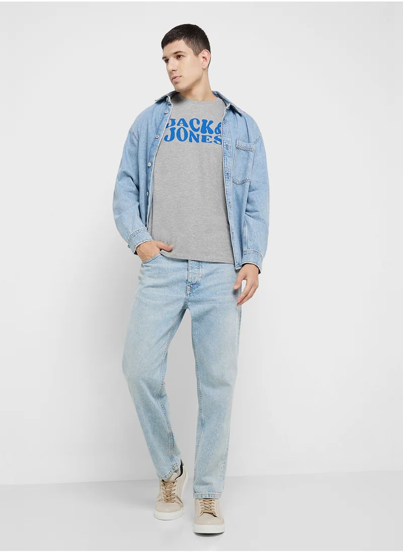 JACK & JONES Graphic Crew Neck T-Shirt