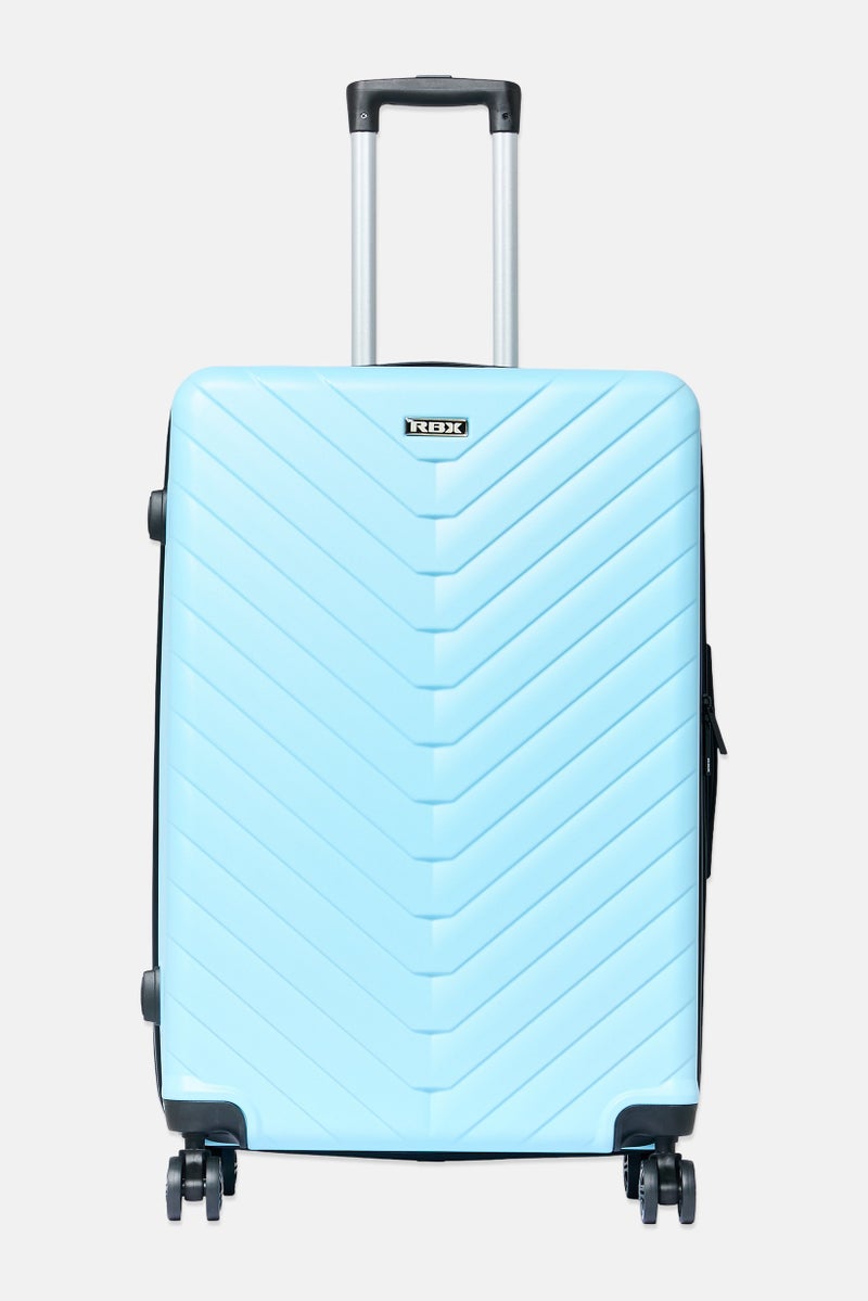 RBX حقائب سفر دوارة صلبة 28 بوصة، زرقاء فاتحة - Image 1