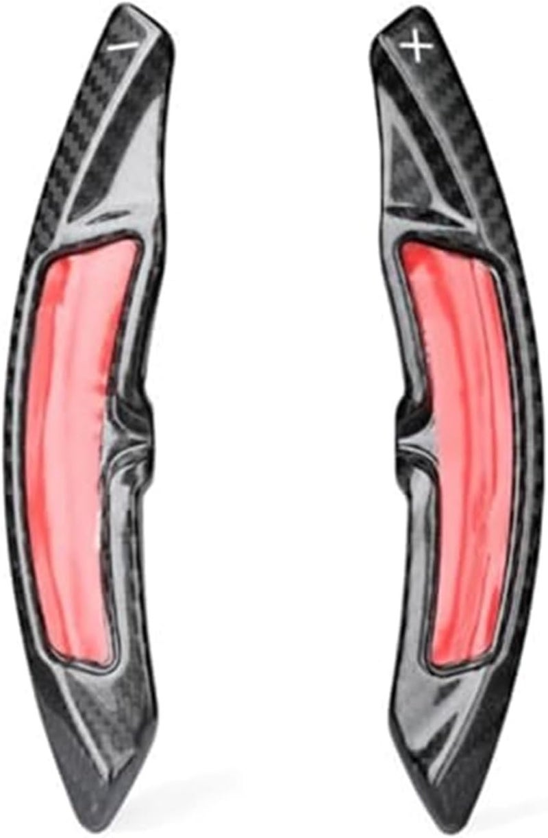 QASULER Carbon Fiber Steering Wheel Shift Paddle Extensions - Image 2