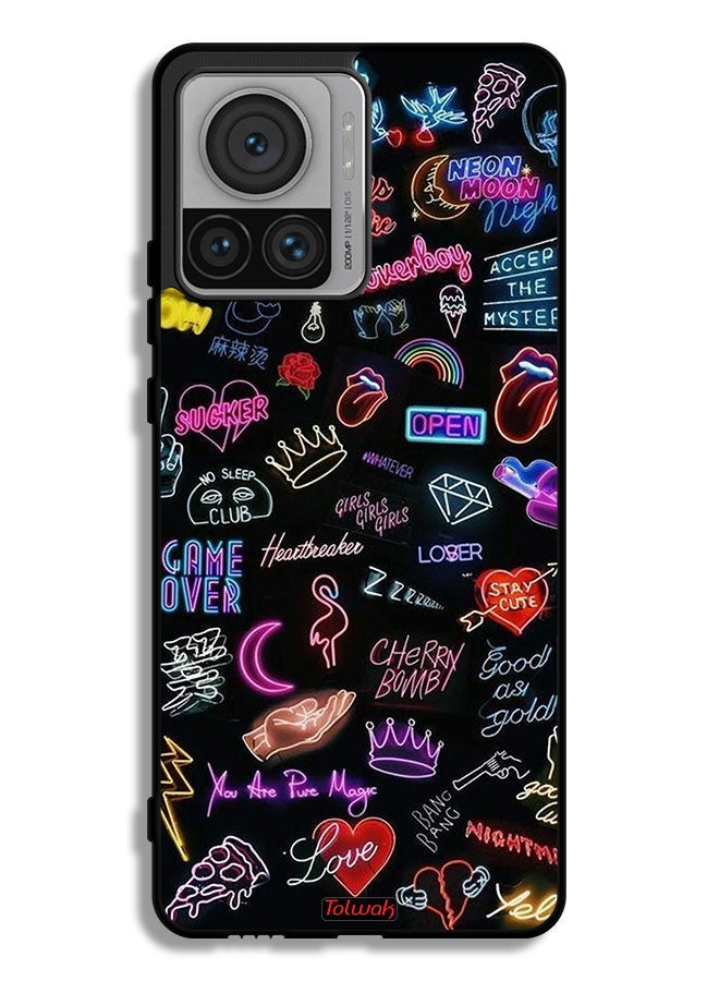 Tolwak Motorola Edge 30 Ultra Protective Case Cover Accept The Mystery - Image 1