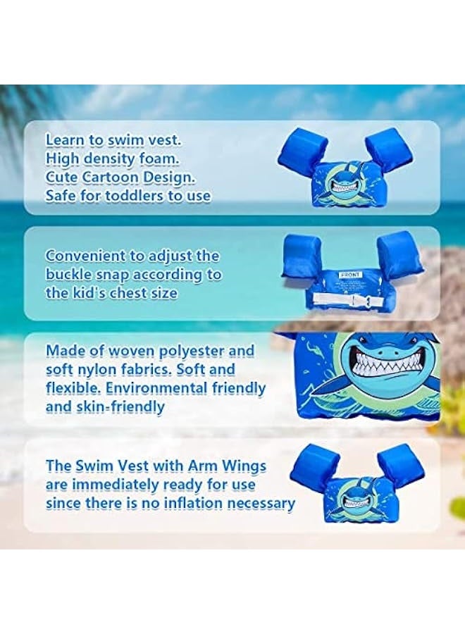 Generic Kids Swim Life Jacket Vest for Swimming Pool, Swim Aid Floats, Toddler Swim Vest with Storage Bag,Suitable for 30-50 lbs Infant/Baby/Toddler,Children/Sea/Beach - Image 4