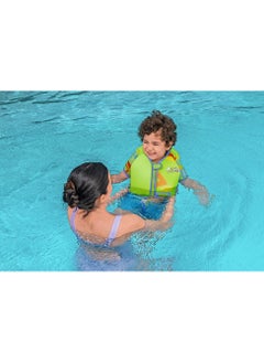Bestway Bestway - Swim Safe ABC Life Jacket With Textile Cover And Sleeves - Green - 32147  - Image 3
