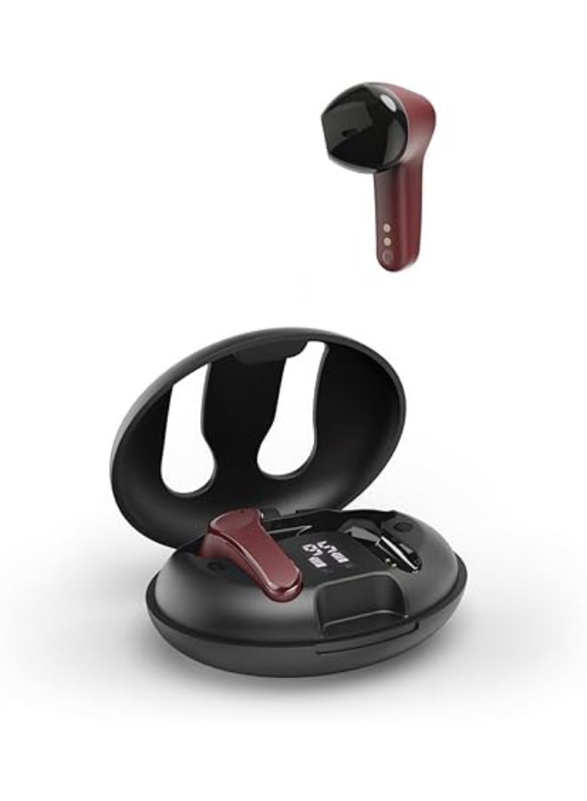 هاما Hama 184168 "Spirit Unchained" ENC True Wireless Earbuds, Red - Image 1