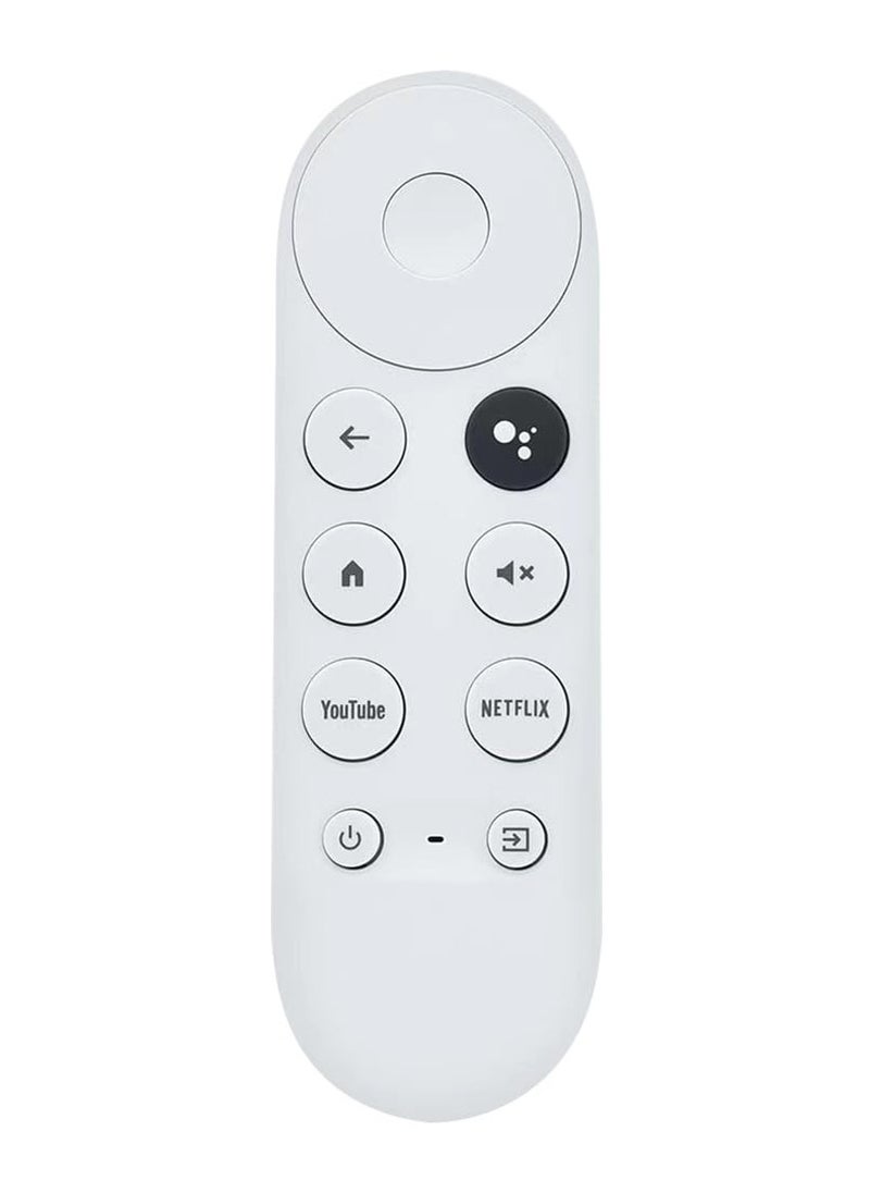 Voice Remote Control Replacement for 2020 Google TV 4K Snow, Fit for 2020 Google Chromecast 4K Snow G9N9N GA01920, with YouTube and Netflix Shortcut Buttons(Remote Only) (G9N9N)