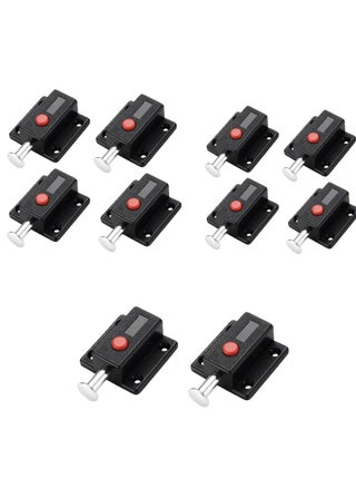 Door Bolt Lock, 10 Pack Automatic Slide Door Latch Lock Red Push Button Bolt Switch Spring Sliding Latches Bump Window Cabinet Locker Home Safety Hardware Furniture Cabinet Drawer Snib - pzsku/Z3D4085EC81AB9D8E2D83Z/45/1745201250/9c63a5d2-0941-4952-b33c-f4dc5344832f
