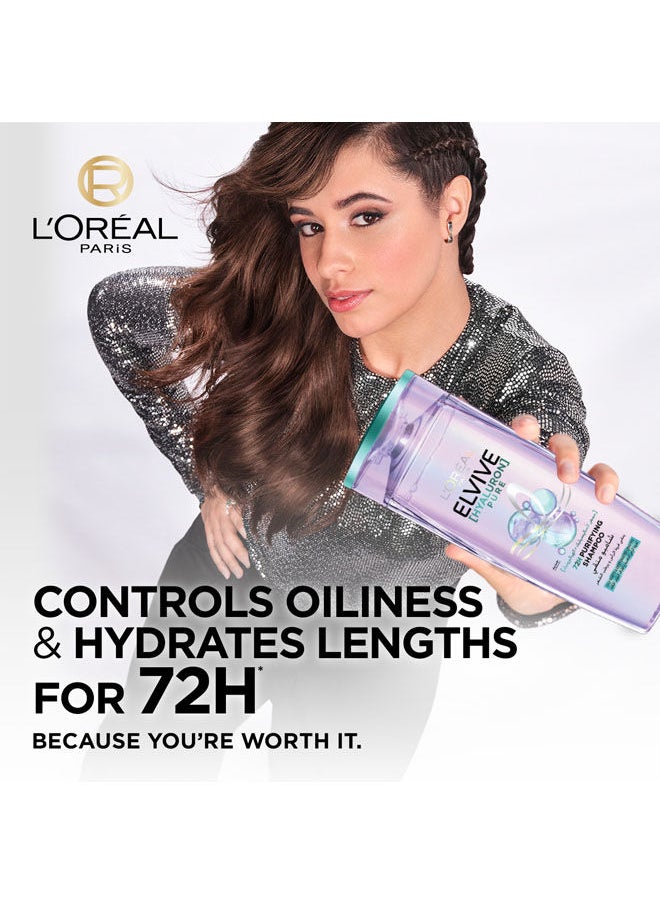 L'OREAL PARIS - Elvive Hyaluron Pure 72H Purifying Shampoo, 600 ml - Image 1