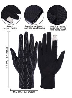 SFMW 3 Pair Women Protective UV Protection Summer Sunblock Touchscreen Gloves for Driving Riding  - Image 2