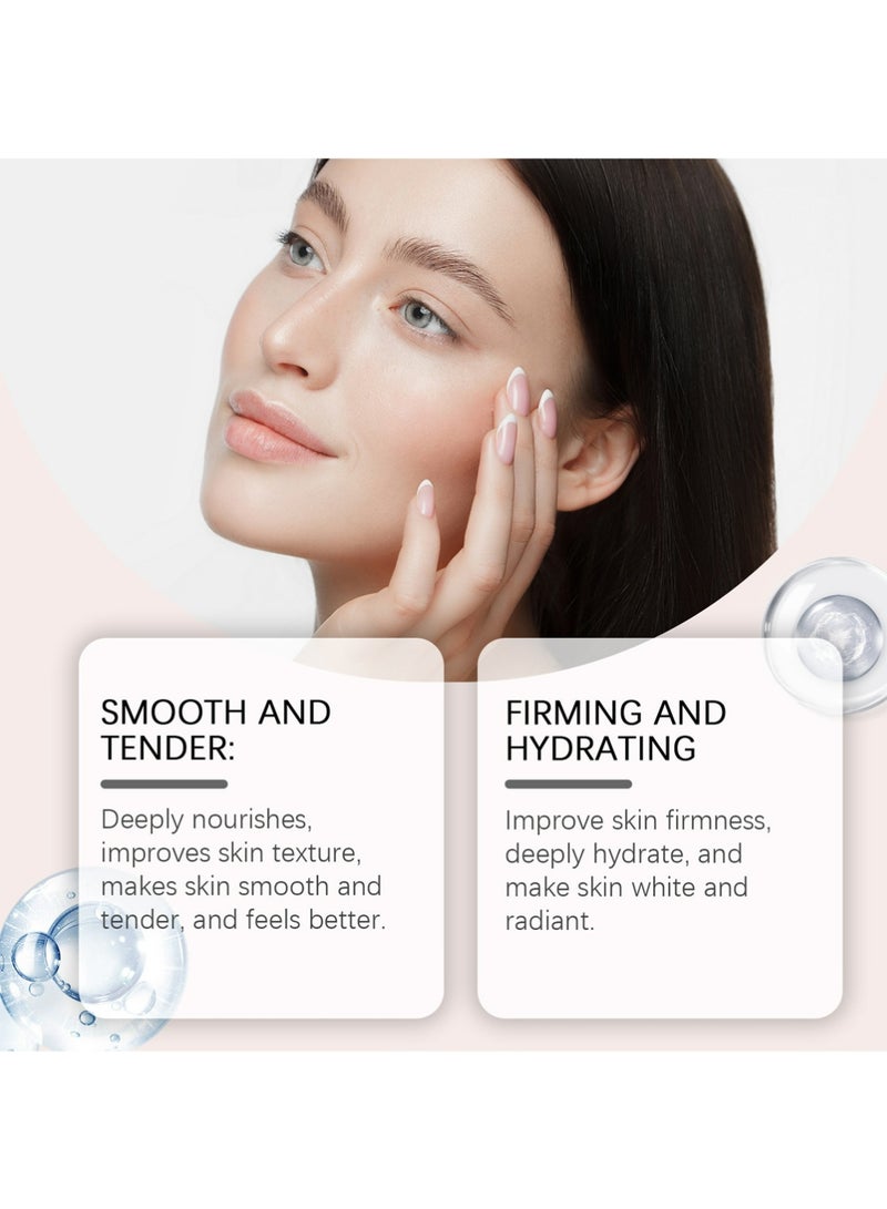 هويجي قناع الوجه القابل للإزالة بجلد الكولاجين الليلي ، يقلل من الترهل والبهتان - كولاجين مهدرج لبشرة متألقة ، قناع نوم ليلي للترطيب ، مستخلص الكولاجين لبشرة مشعة - Image 2