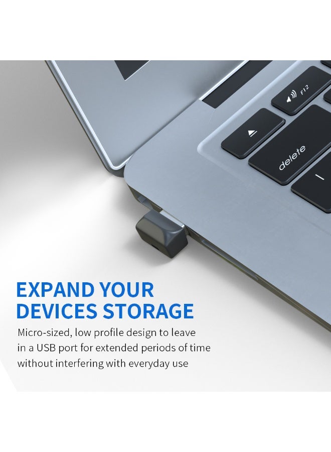 ميني USB فلاش محرك أقراص 2TB ، محرك أقراص الإبهام المحمول عصا الذاكرة للكمبيوتر الشخصي / الكمبيوتر المحمول / الكمبيوتر - Image 2