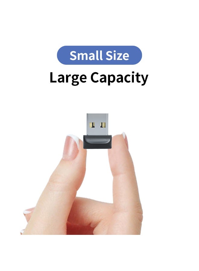 ميني USB فلاش محرك أقراص 2TB ، محرك أقراص الإبهام المحمول عصا الذاكرة للكمبيوتر الشخصي / الكمبيوتر المحمول / الكمبيوتر - Image 3