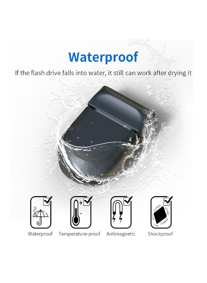 ميني USB فلاش محرك أقراص 2TB ، محرك أقراص الإبهام المحمول عصا الذاكرة للكمبيوتر الشخصي / الكمبيوتر المحمول / الكمبيوتر - Image 5