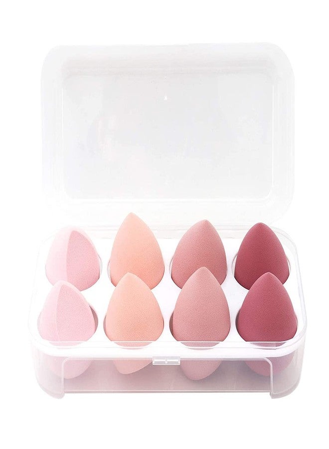 Lenon 8 Pcs Makeup Sponges Set Blender Beauty Foundation Blending Sponge, Flawless for Liquid, Cream and Powder, Multi-colored Cosmetic Applicator Puff for Dry/Wet Use Multicolor - Image 4