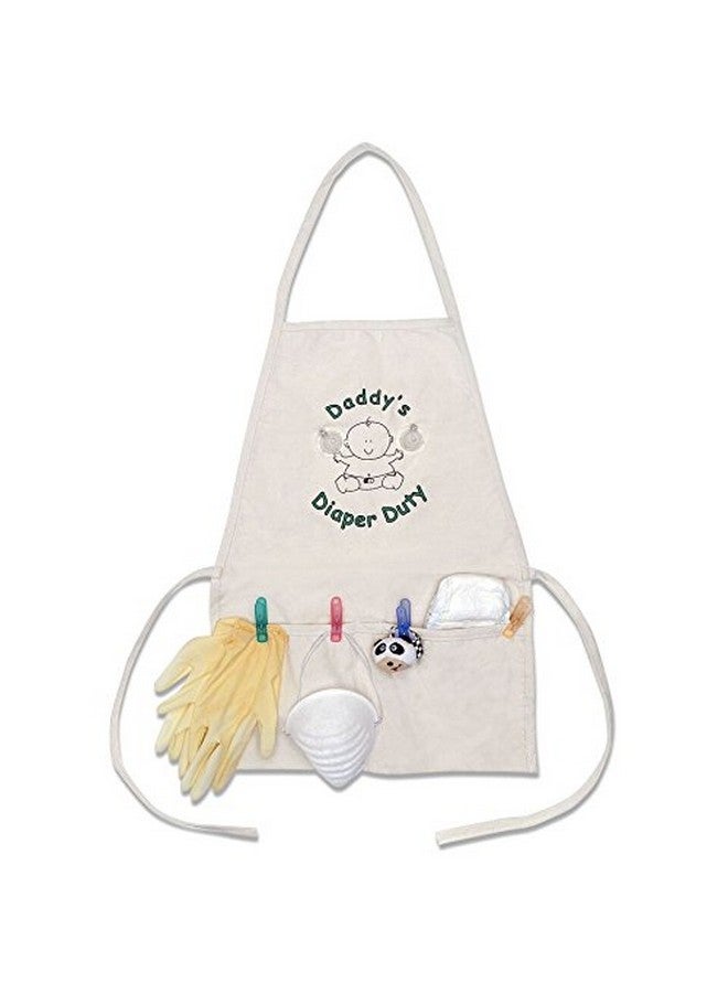 Genius Baby Toys Genius Baby Toys | The ORIGINAL Daddy's Diaper Duty Apron and New Dad Gag Gift with Bottle Nipples, Gloves, Mask, Clothespins - Image 2