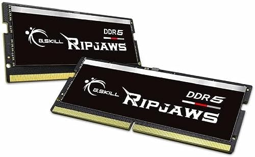 G.SKILL Ripjaws DDR5 SO-DIMM Series DDR5 RAM 32GB (2x16GB) 5600MT/s CL40-40-40-89 1.10V Unbuffered Non-ECC Notebook/Laptop Memory SO-DIMM (F5-5600S4040A16GX2-RS) - Image 4