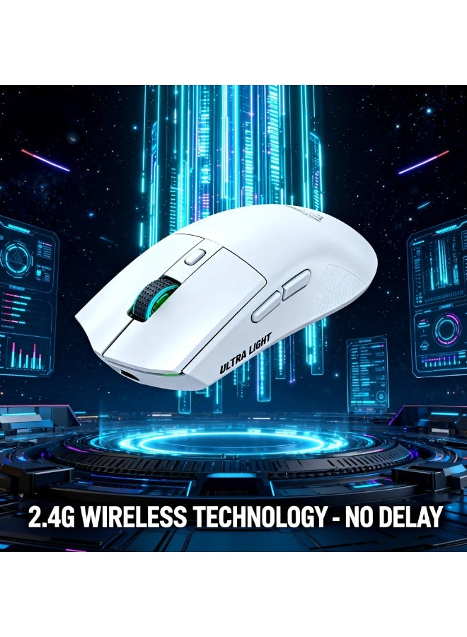 Gaming Mouse 3-Speed DPI Esports Wireless Ergonomic Design Gaming Mouse 2-mode Connection Magnetic Charging Dock - Image 2
