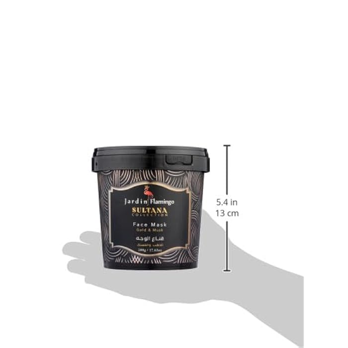 Jardin Flamingo Gold and Musk Sultana Face Mask 500 g - Image 3