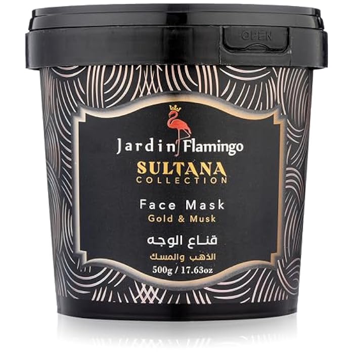 Jardin Flamingo Gold and Musk Sultana Face Mask 500 g - Image 1