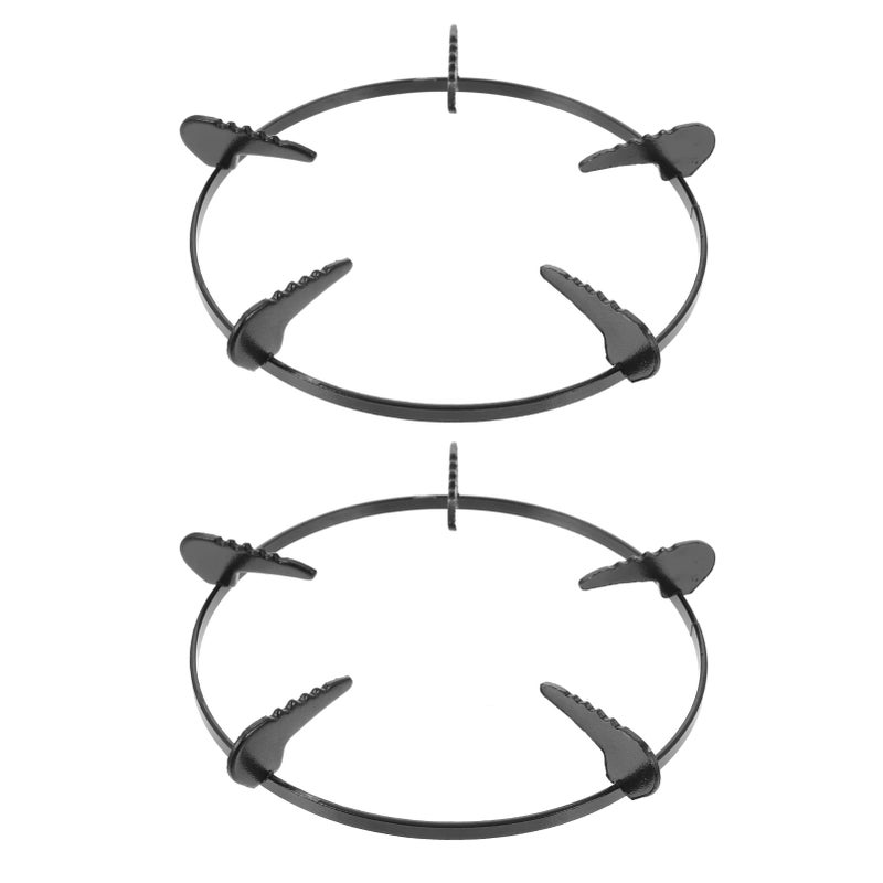 2 Burner Bracket Gas Hob Support Wok Stand Holder Iron Rack Round - Image 2